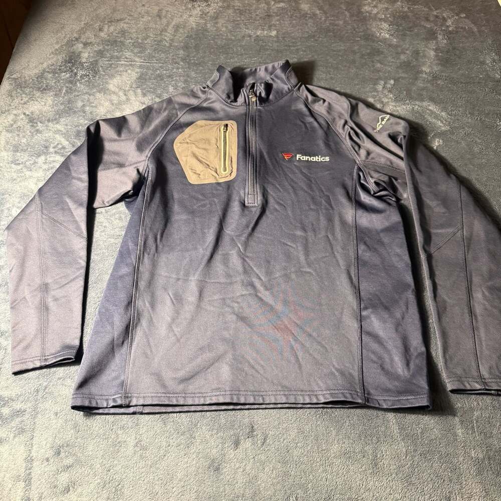Eddie Bauer Fanatics 1/2 Zip Pullover Size L
